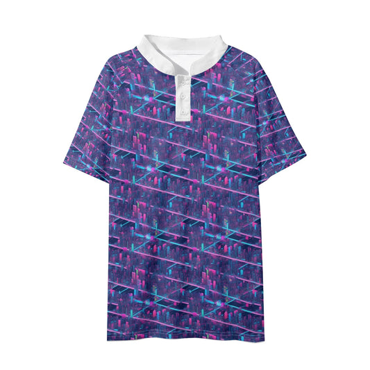 Futuristic Neon Polo