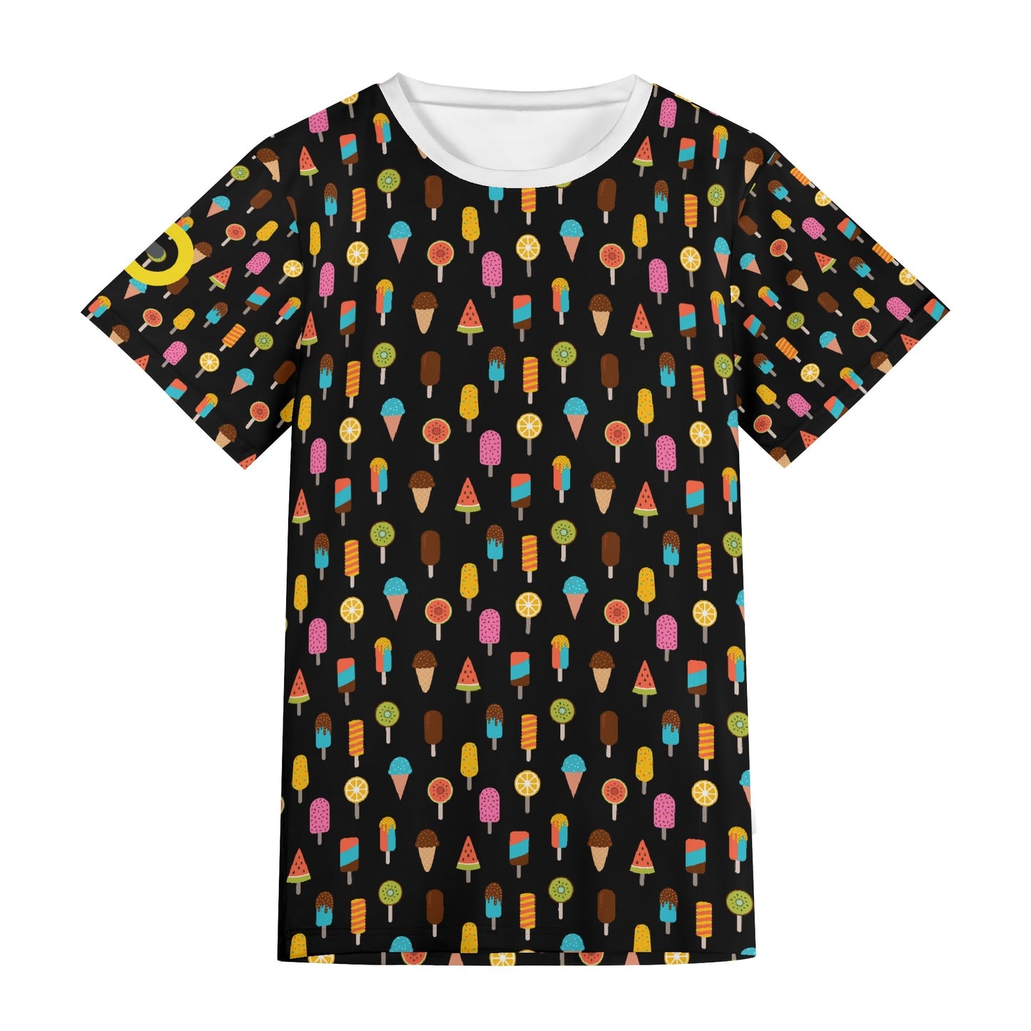 Crème glacée et sucette glacée vibrantes