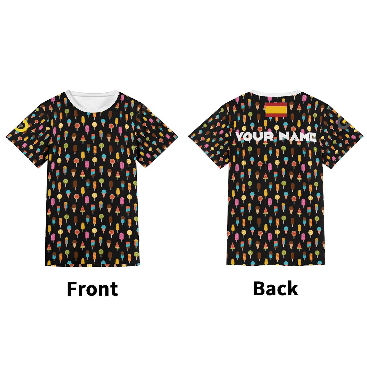 Crème glacée et sucette glacée vibrantes