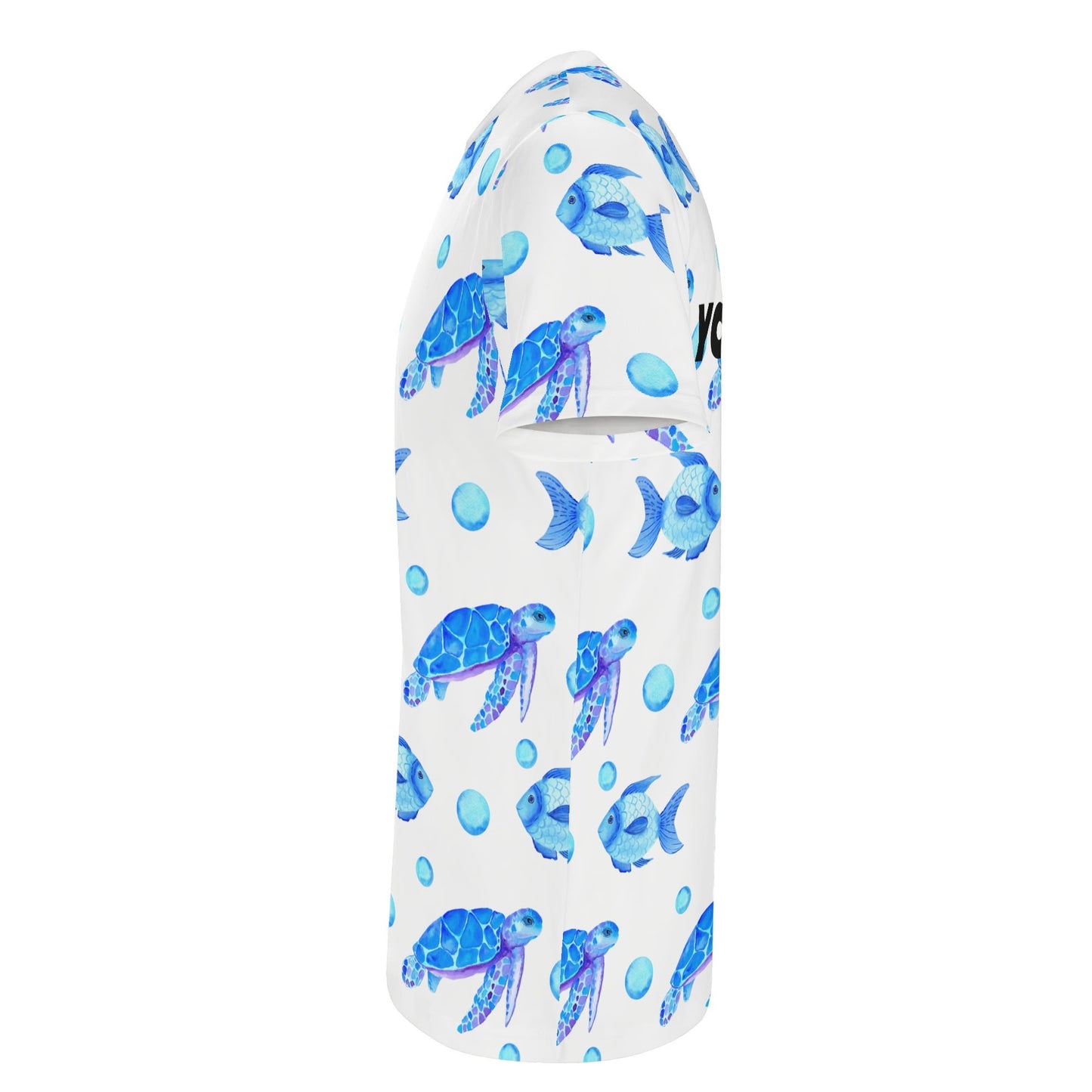 Tortue de mer et poisson