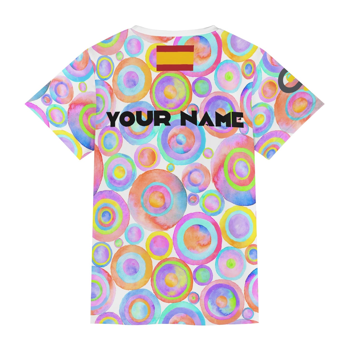 Anneaux éclatants de couleurs