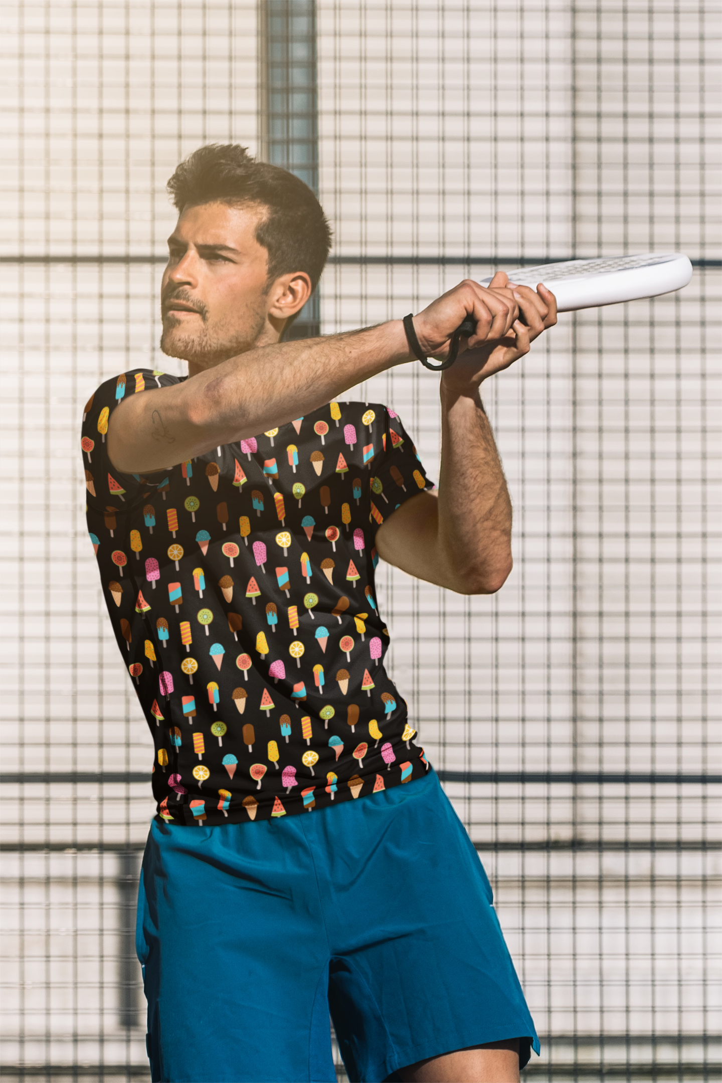 Crème glacée et sucette glacée vibrantes