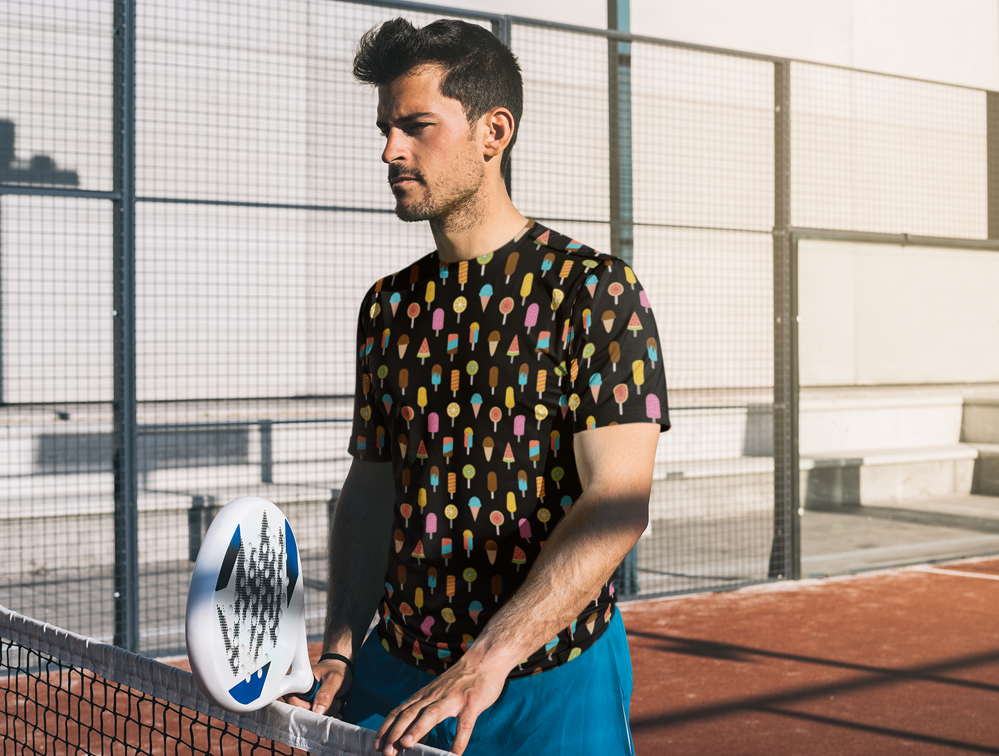 Crème glacée et sucette glacée vibrantes