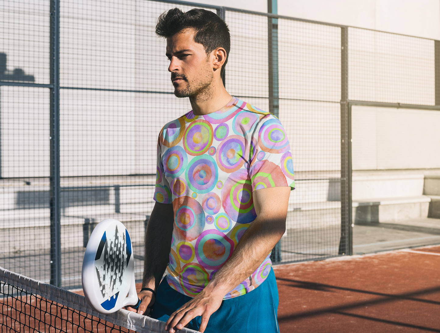 Anneaux éclatants de couleurs